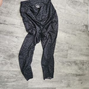 Stylish Black Animal Print Joggers